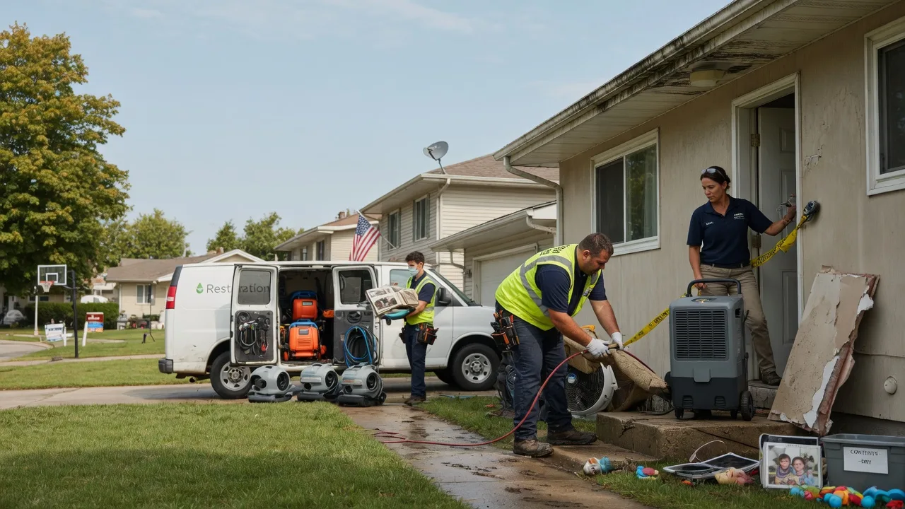 Water Damage Restoration in Hampton, IL near me